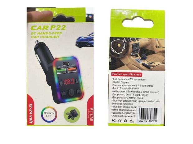 &u++ TRANSMISOR RECEPTOR BLUETOOTH MULTIFINCION P22 (2108)